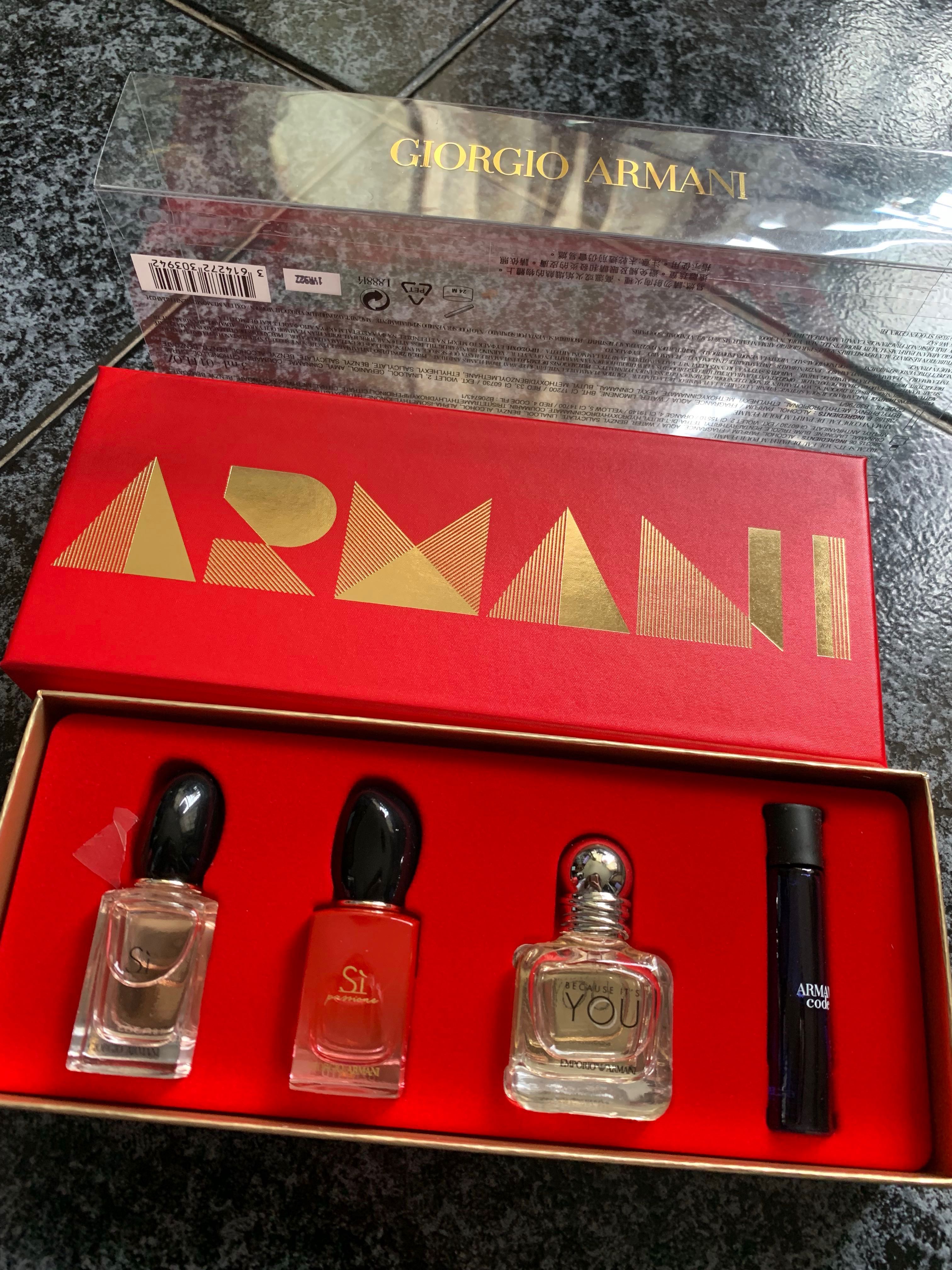 armani perfume set