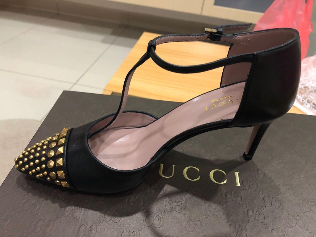 nyheder tyv hellige Gucci Malaga Kid Nero, Women's Fashion, Footwear, Heels on Carousell