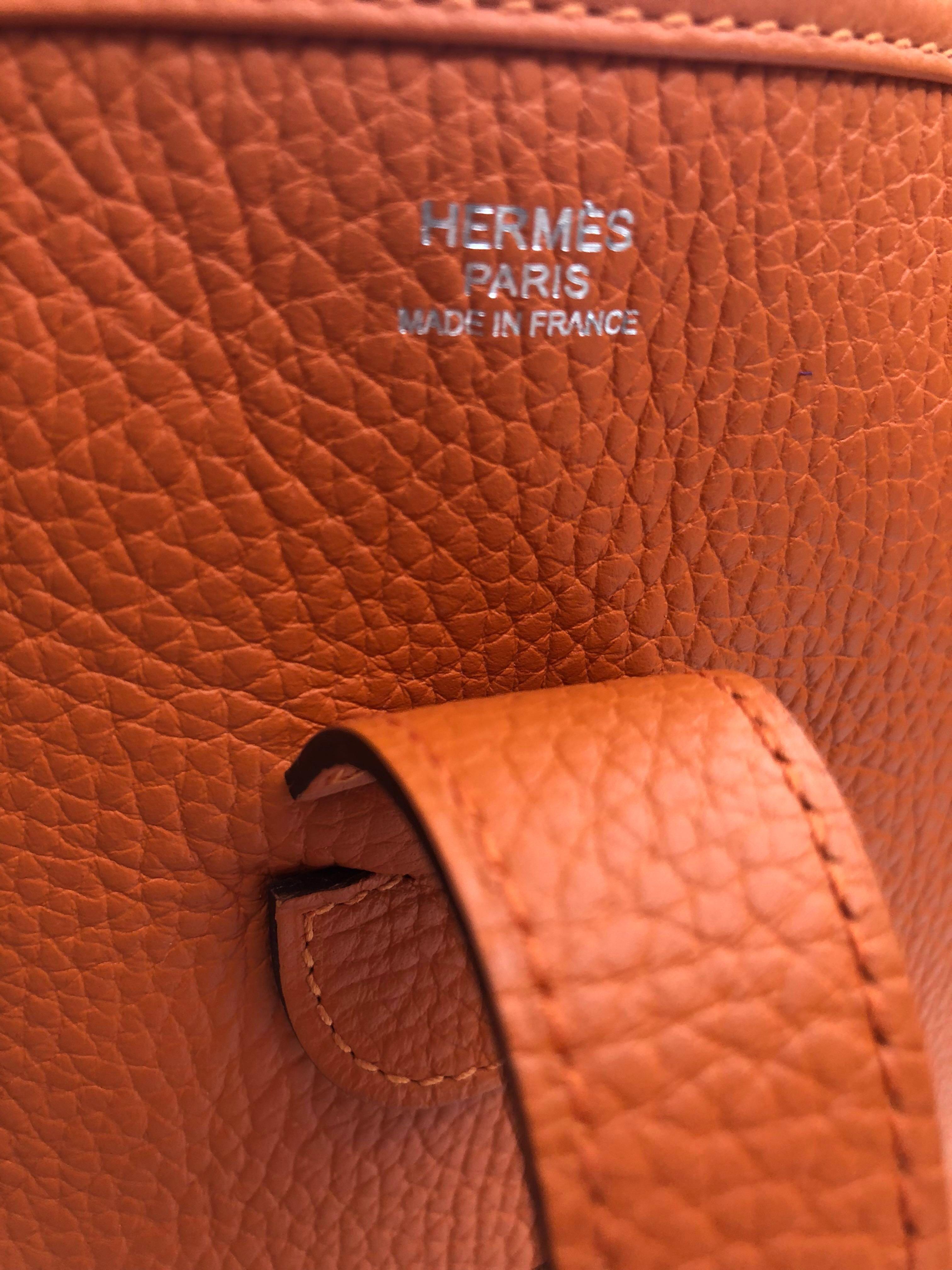 Hermes Orange Evelyne III GM Bag – The Closet