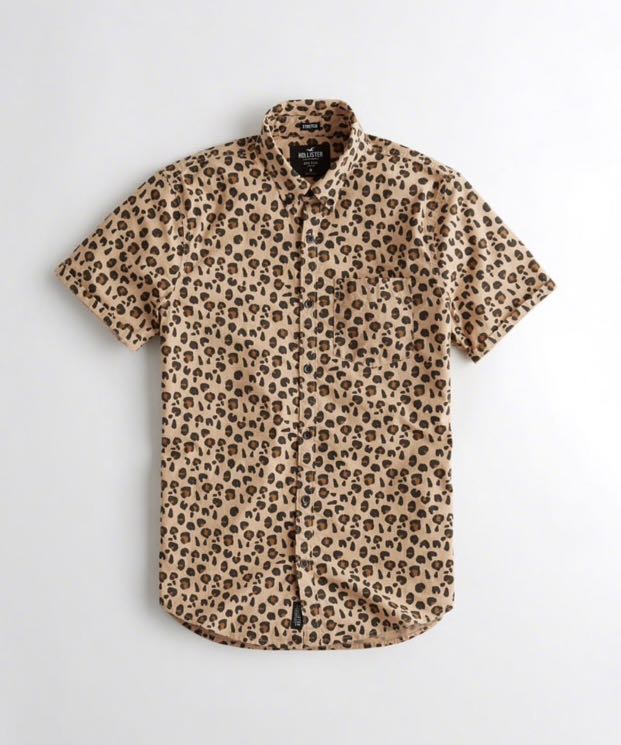 Hollister online leopard shorts