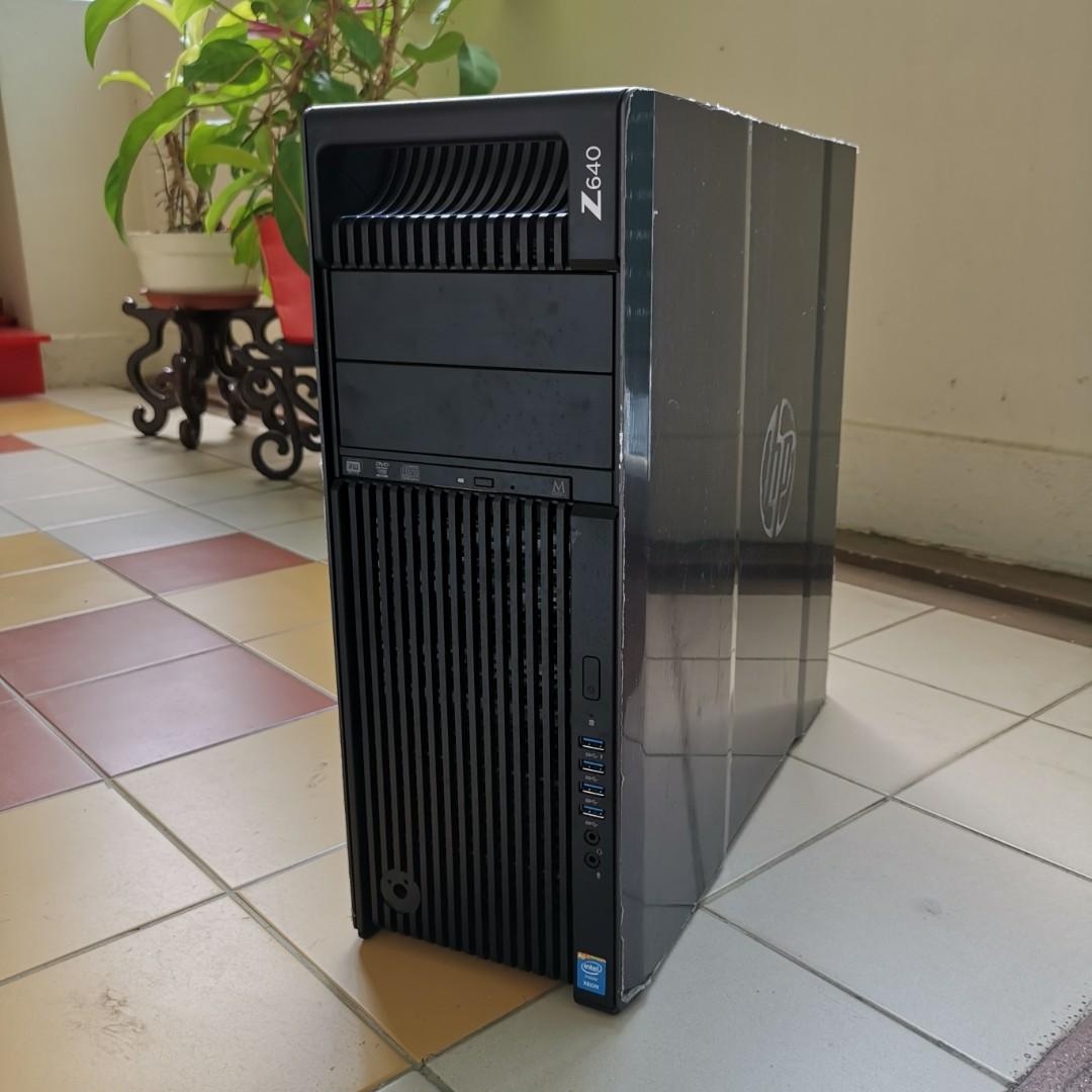 Hp Z640 Workstation Dual Intel Xeon E5 2698 V3 32 Cores 64 Threads 128gb Ddr4 Ecc Registered Ram 960gb Samsung Sm863 Enterprise Ssd Windows 10 Professional Nvidia Quadro K620 Electronics Computers Desktops On Carousell