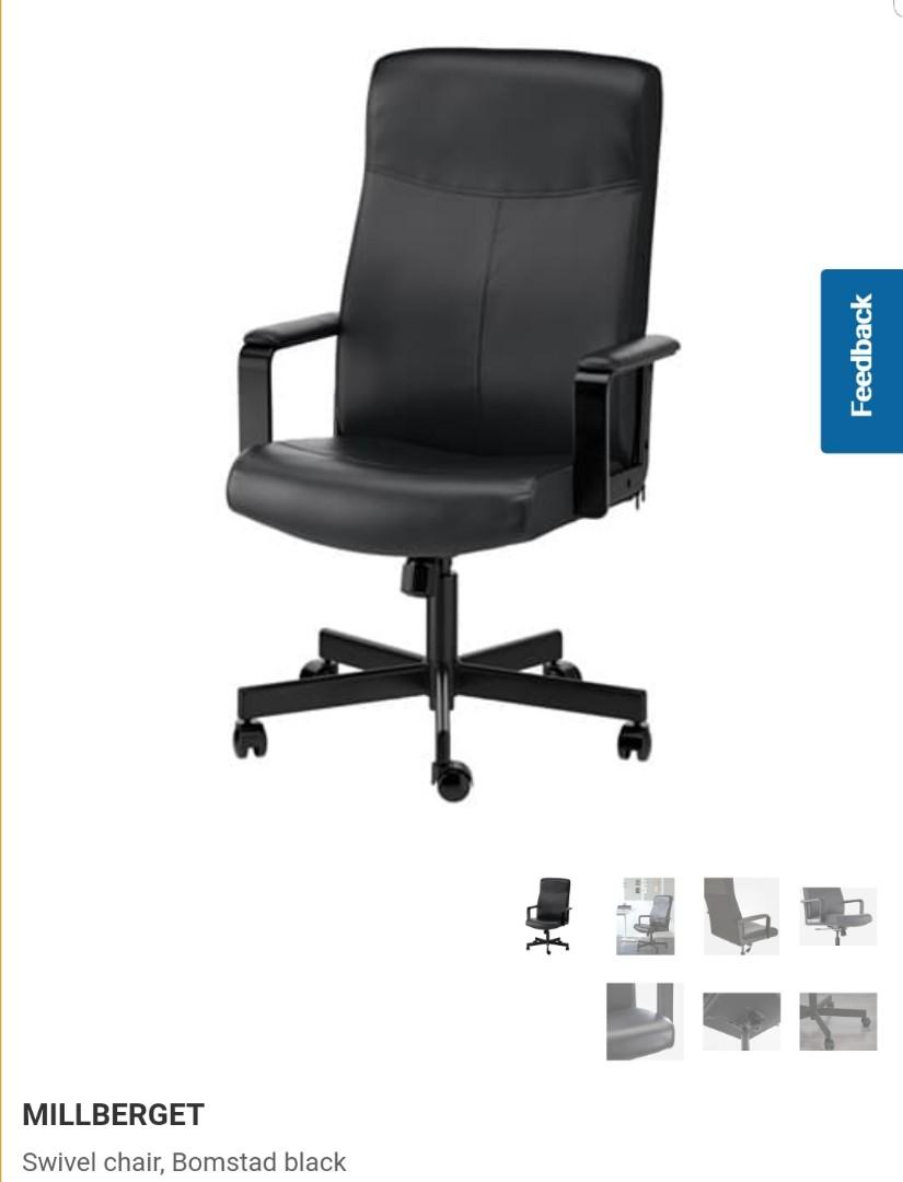 Ikea Office Chair, Furniture & Home Living, Furniture, Chairs on Carousell