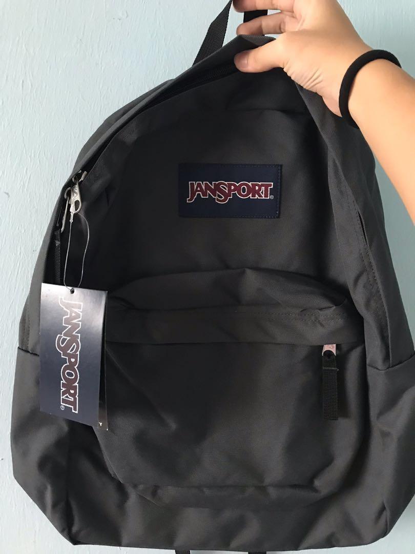 jansport grey backpack