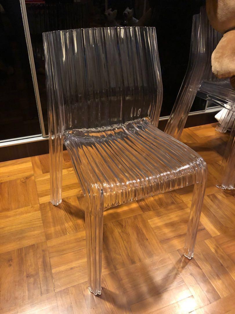 Kartell Frilly Chair by Patricia Urquiola, Furniture & Home Living