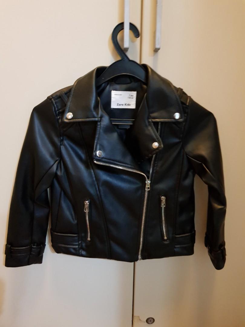 zara boys leather jacket