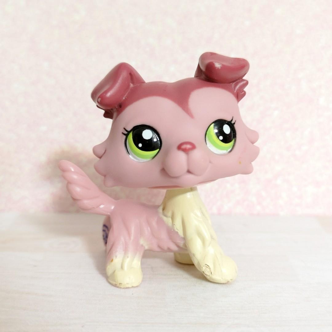 SOLD Littlest pet shop pink collie