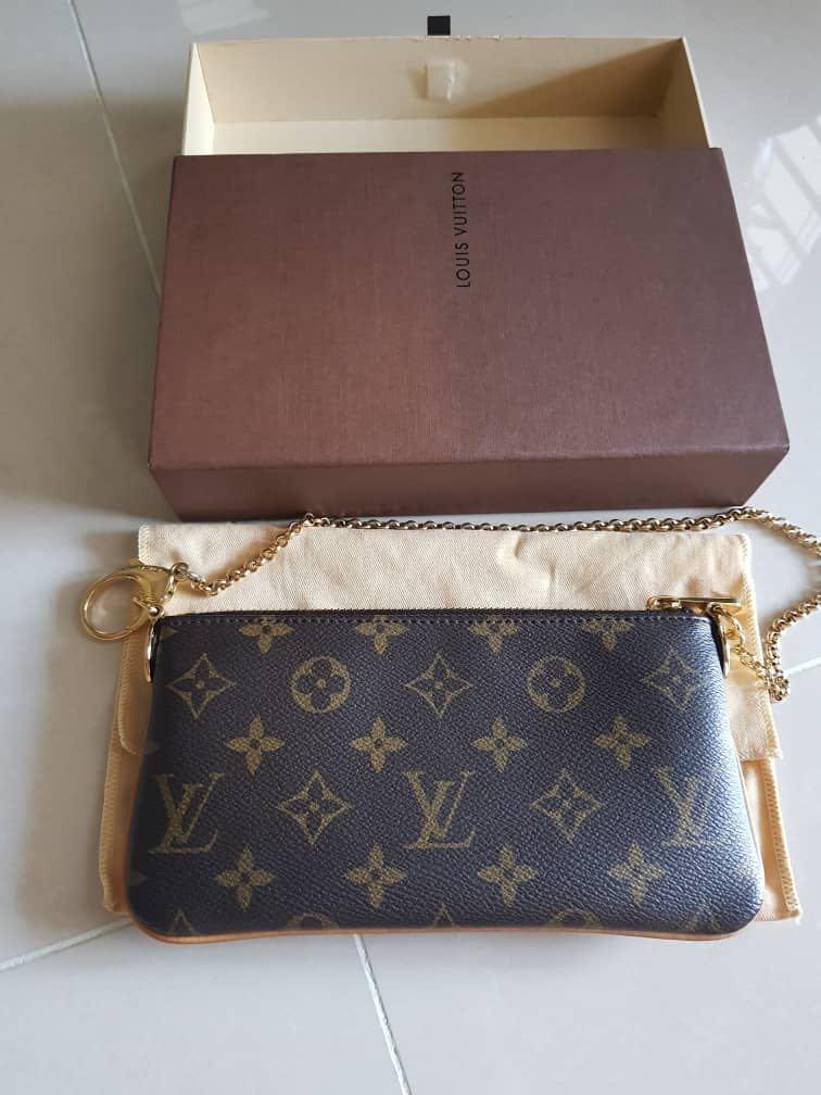 Pre-owned Louis Vuitton 2009 Pochette Milla Mm Clutch Bag In 彩色