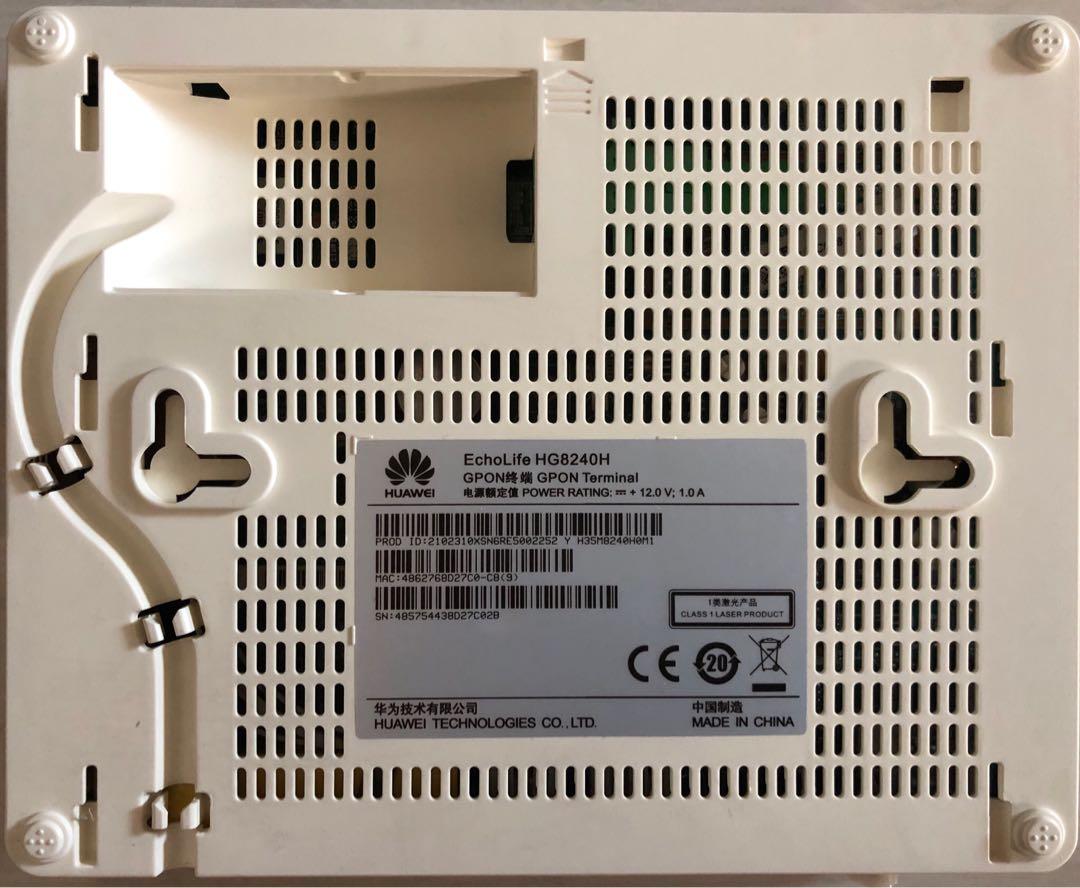 M1 Huawei modem HG8240H, Computers & Tech, Parts & Accessories