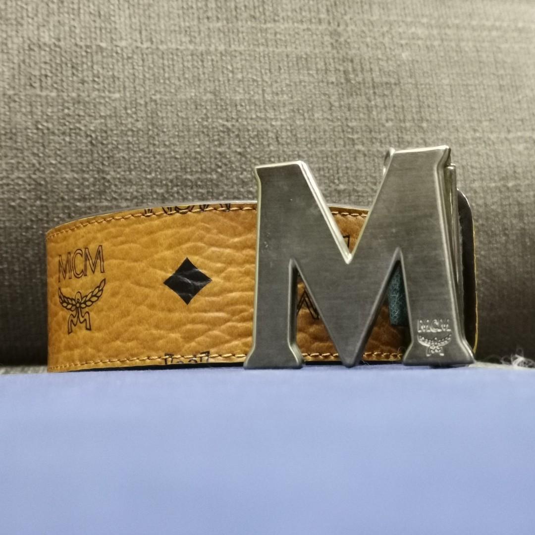 MCM original Belt reversible dual color Women s Fashion Watches Accessories Belts on Carousell