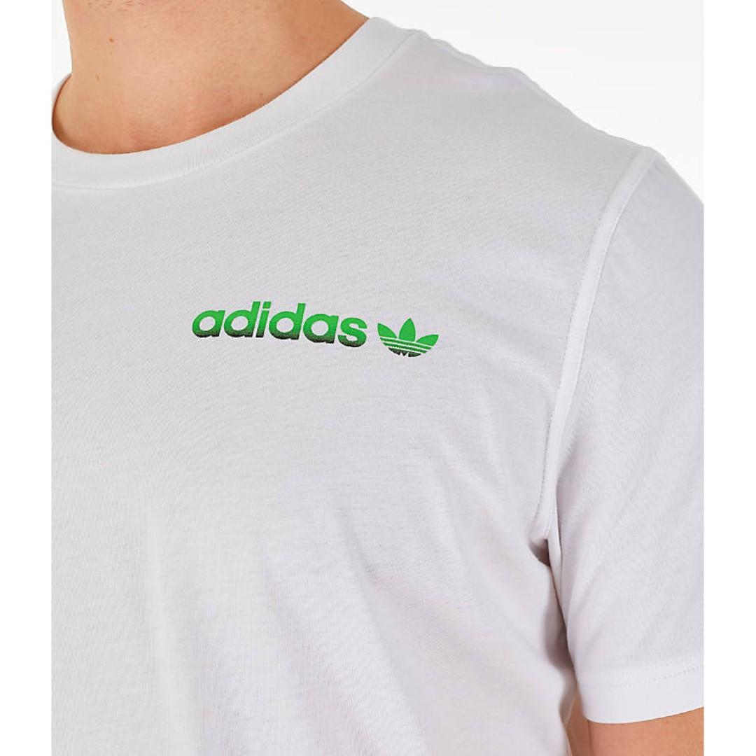 MEN S ADIDAS ORIGINALS 90 S TROPICAL T SHIRT WHITE Men s Fashion Tops Sets Tshirts Polo Shirts on Carousell