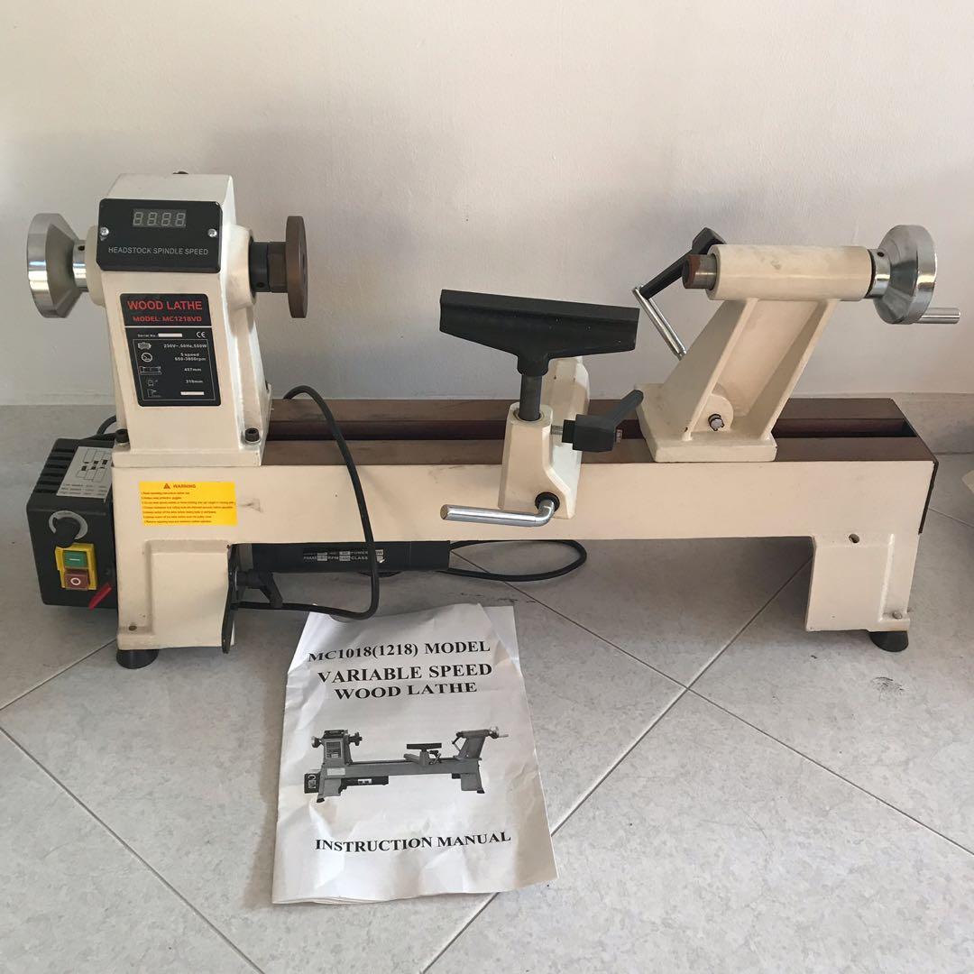 Mini Wood Lathe And Wood Turning Tools Design Craft Craft
