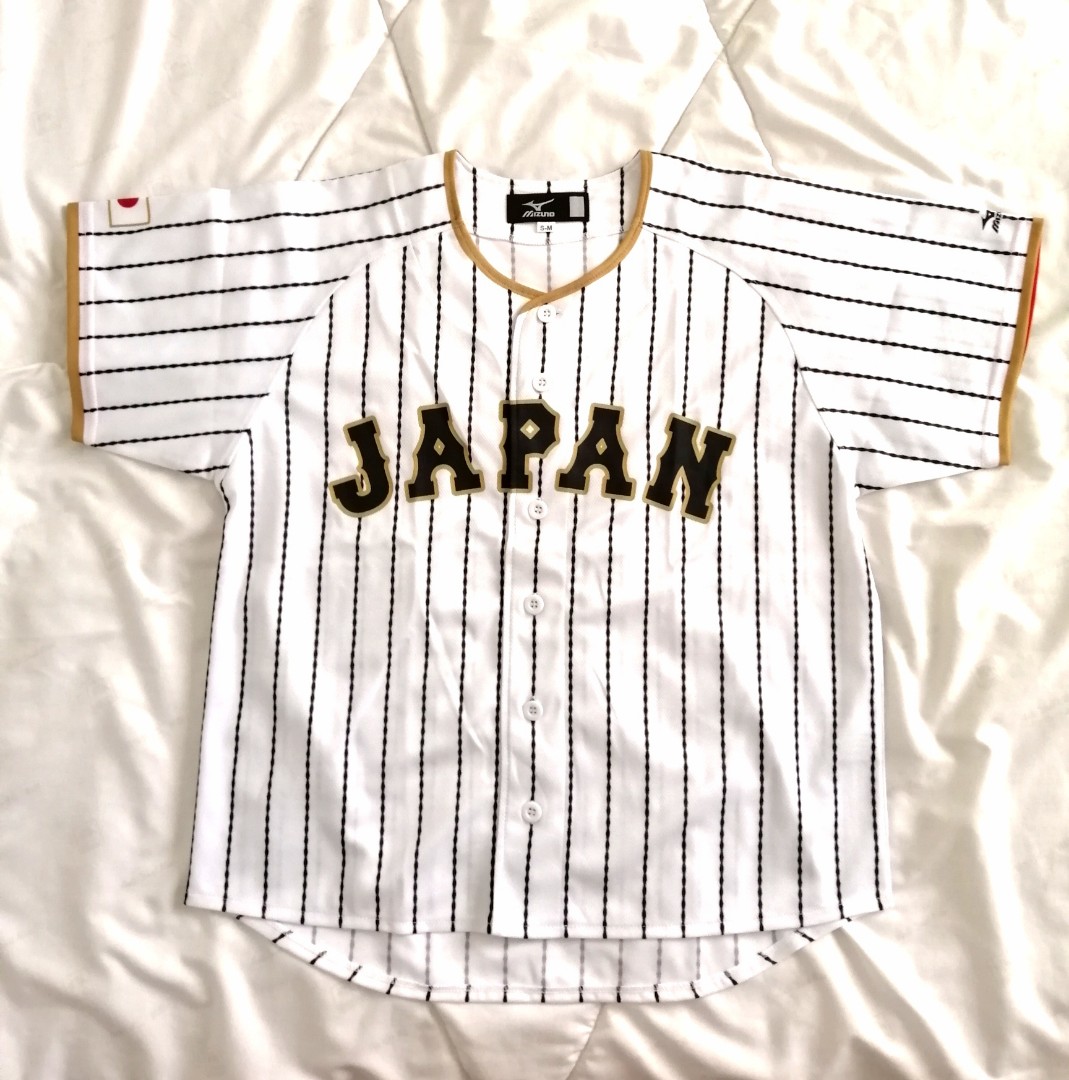 samurai japan x mizuno baseball jersey, Men's Fashion, Tops & Sets