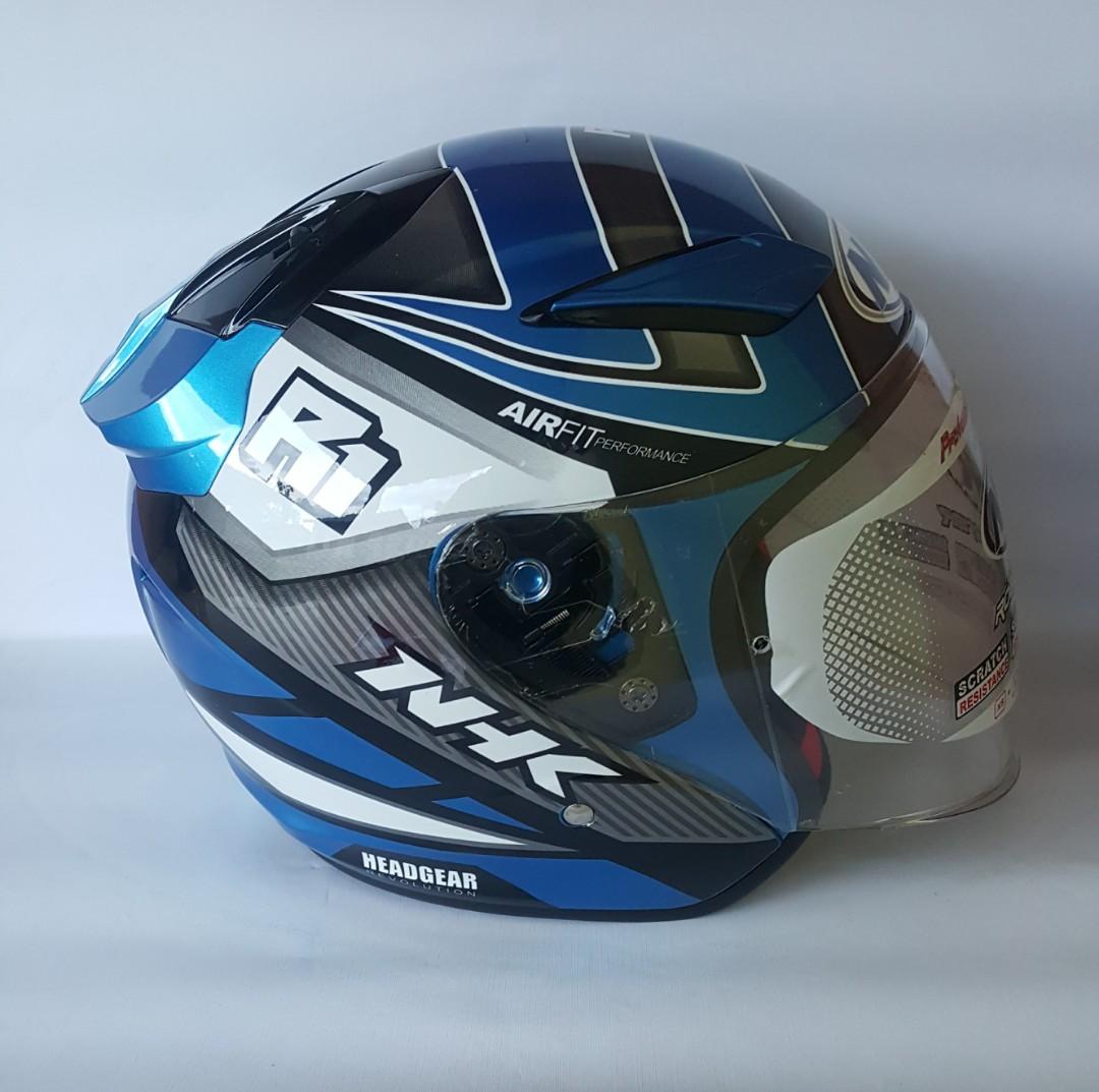 NHK HELMET R1 DOUBLE VISOR Motorbikes on Carousell
