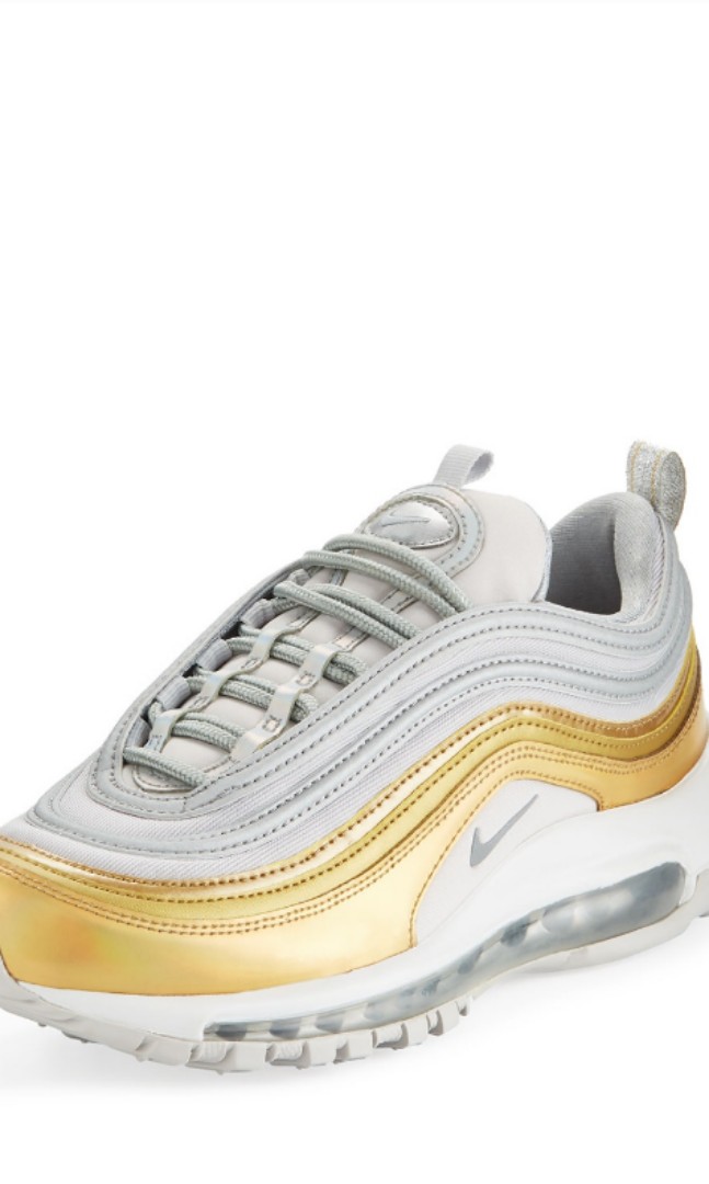 nike air max 97 silver and gold