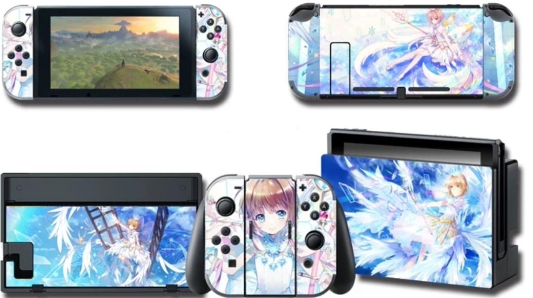Nintendo Switch Sticker Decal Skin Cardcaptor Sakura Toys Games Video Gaming Gaming Accessories On Carousell Pink cardcaptor sakura nintendo switch case, dockable protective case cover for nintendo switch. nintendo switch sticker decal skin