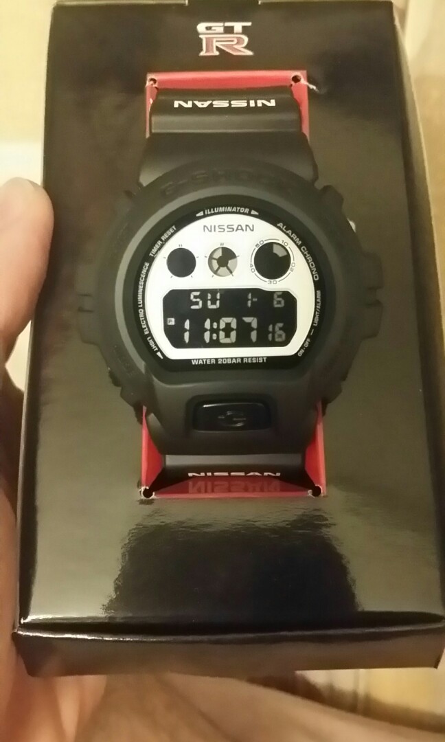 全新未戴過NISSAN GTR G-SHOCK 日本限定 限量錶