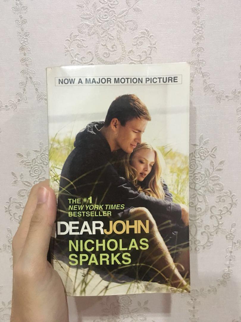 Novel Dear John By Nicholas Sparks Buku Alat Tulis Buku Di Carousell