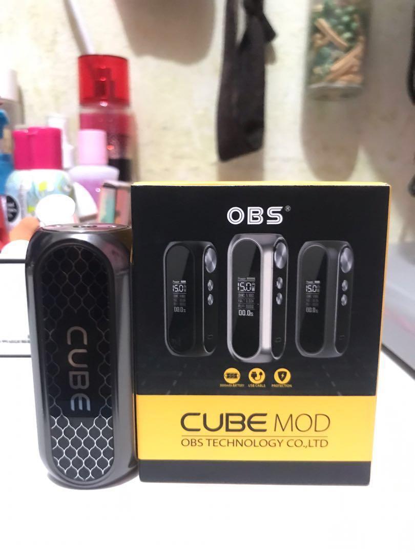 Obs Cube Mod Vape Electronics Others On Carousell