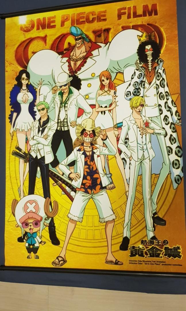 Wallpaper One Piece Gold Film Poster Toys Games Others On Carousell For iPhone Free