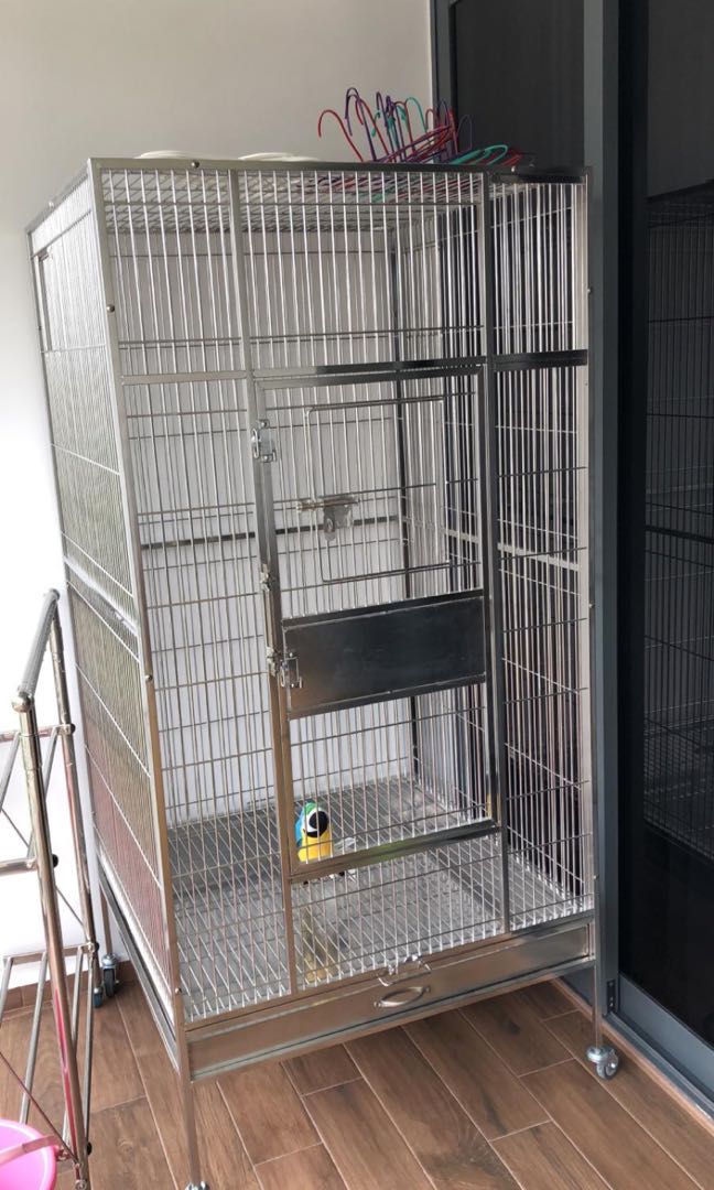 Parrot cage for sale (stainless steel 