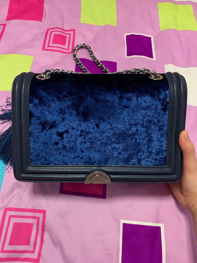 Pedro sling velvet bag Women s Fashion Bags Wallets Cross body Bags on Carousell