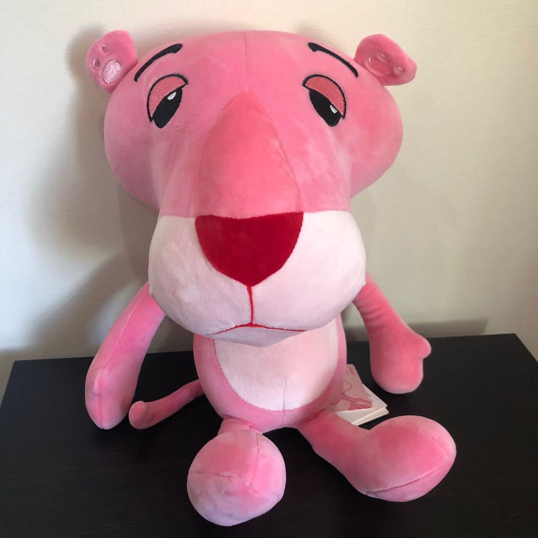 pink panther plush miniso