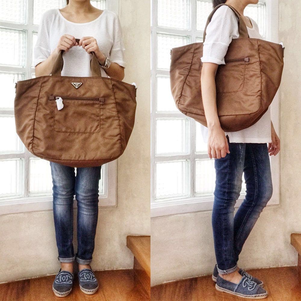PRADA Large Tote Bag with Sling Corinto Prada Diaper Bag Prada BR4376 ...