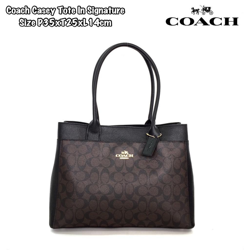 Coach sig casey tote online