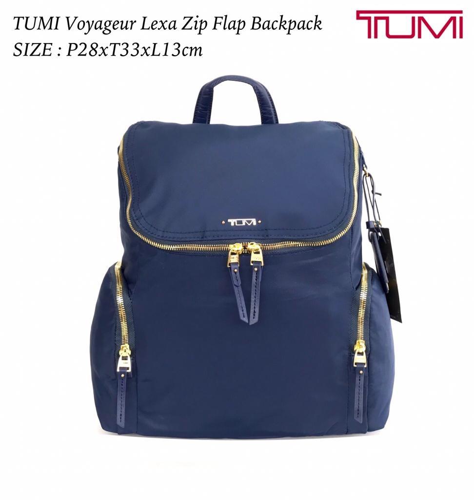 Tumi voyageur lexa top zip flap backpack