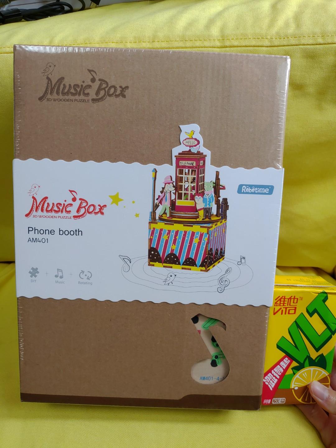 robotime 3d puzzle music box