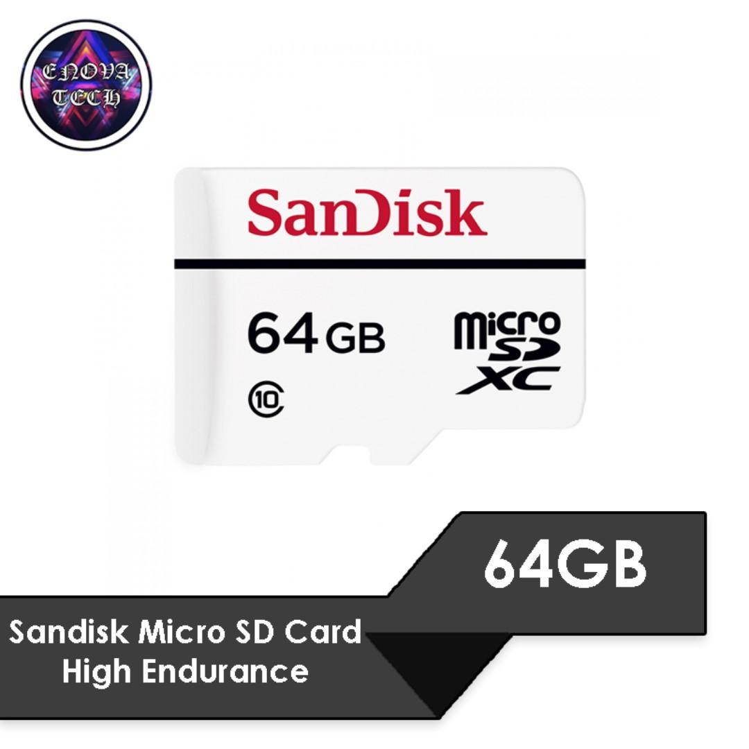 Sandisk High Endurance Micro Sd Card 64gb New Price Electronics Computer Parts Accessories On Carousell