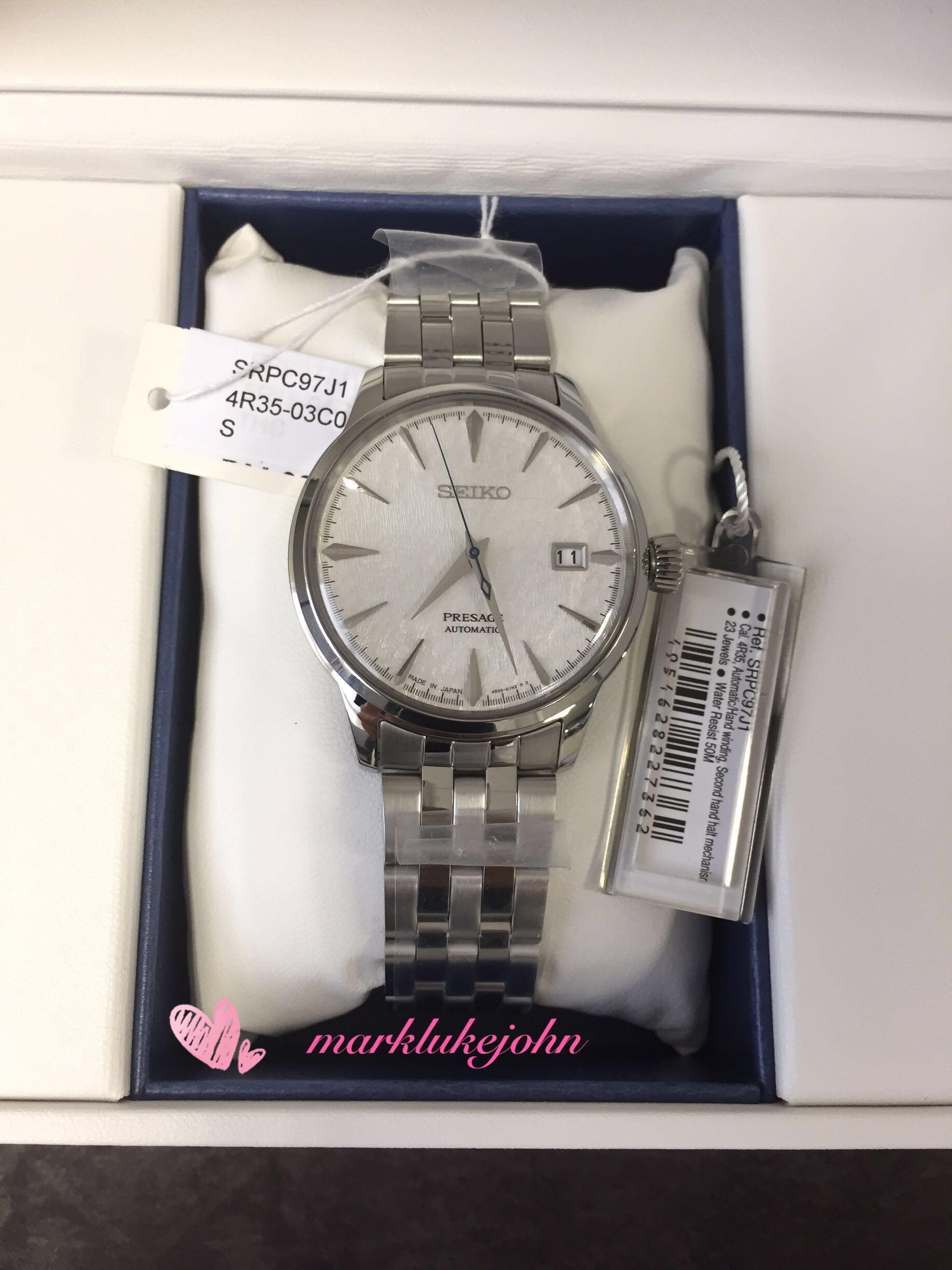 Seiko Presage Cocktail Time Fuyugeshiki Limited Edition SRPC97 SRPC97J1,  Luxury, Watches on Carousell
