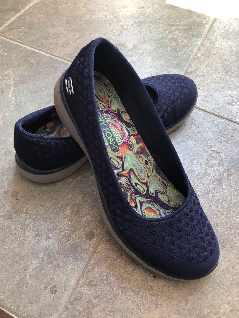skechers blue shoes
