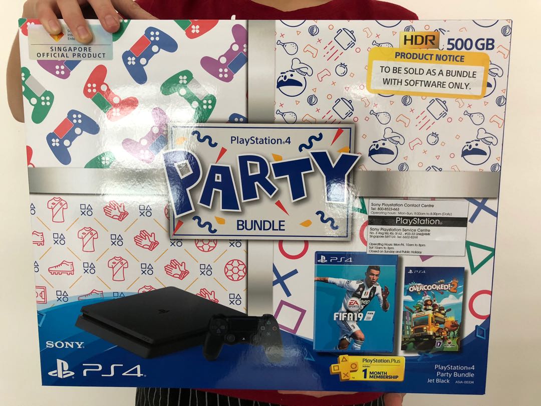 Sony PS4 Party Bundle Video Gaming Video Game Consoles