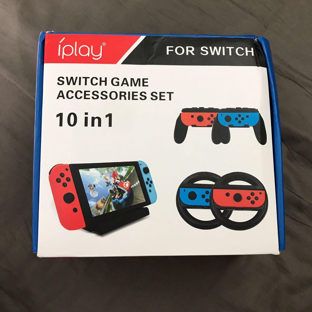 10 in 1 nintendo switch accessories