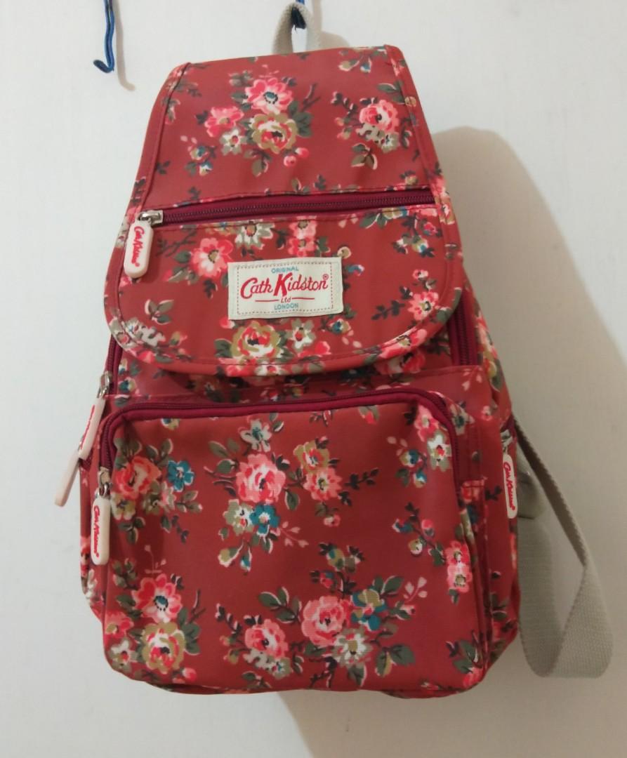 Tas Ransel Wanita Motif Bunga Fesyen Wanita Tas Dompet Di Carousell