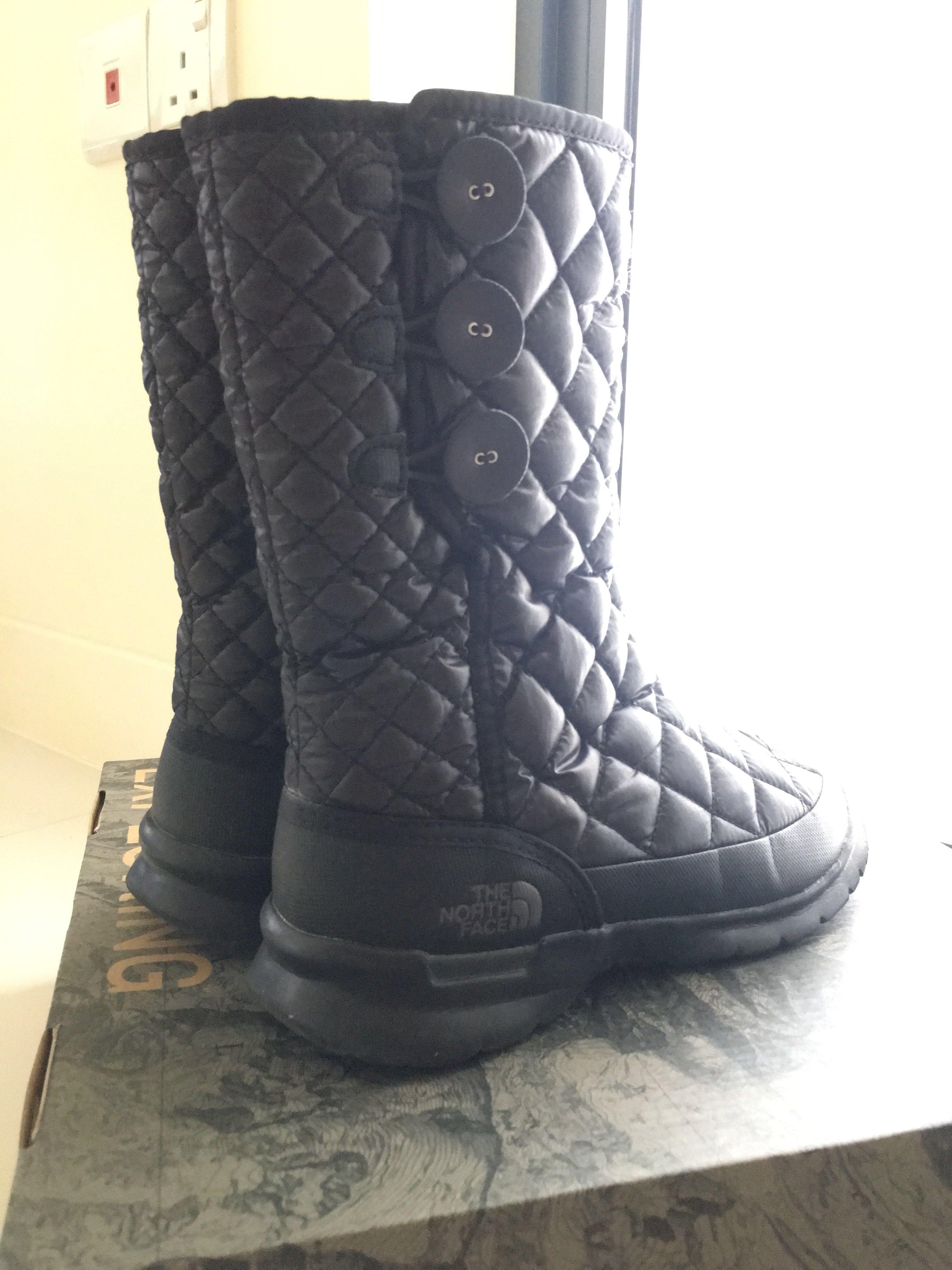 north face thermoball button boots