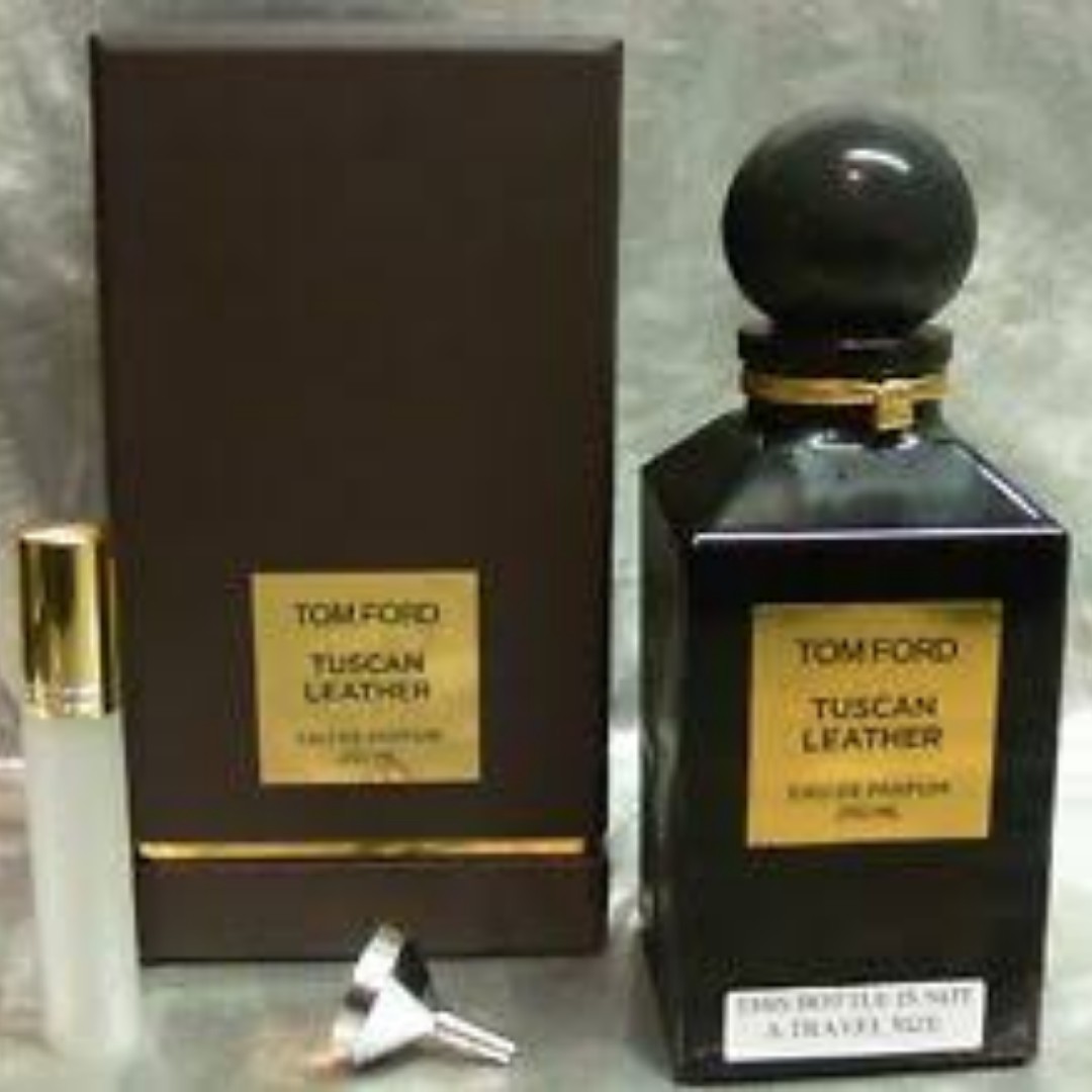 TOM FORD Tuscan Leather Private Blend 250ml Decanter, Beauty & Personal  Care, Fragrance & Deodorants on Carousell