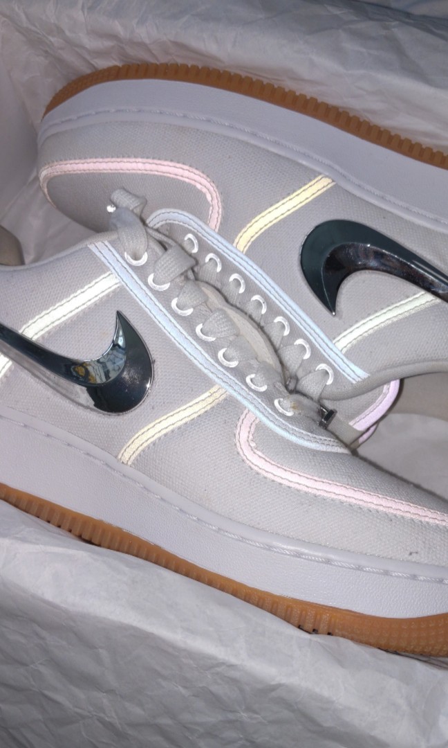 Travis Scott Air Force 1 White