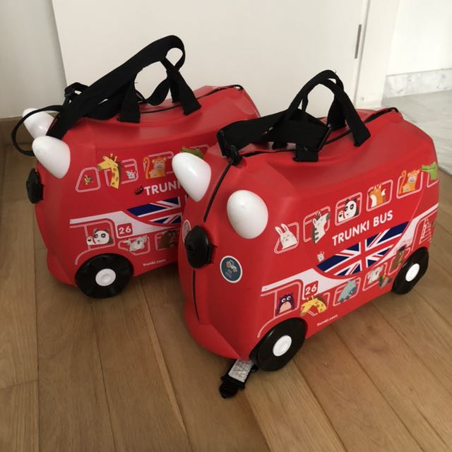 Trunki London Bus Red with Animals Babies Kids Infant Playtime