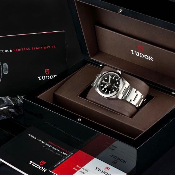 Tudor black bay box