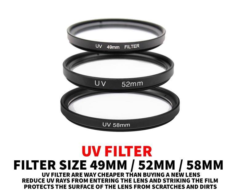 UV filter for Fujifilm (Category: Lens & Kits) located in Mandaluyong City. Submitted by atchcatchph (Listing ID 208236018, Image 1). Description: ✔For Fujifilm xA2/xA3/xA10/xA5/xt10/xt20/xt100 ✔protects your lens from scratches.