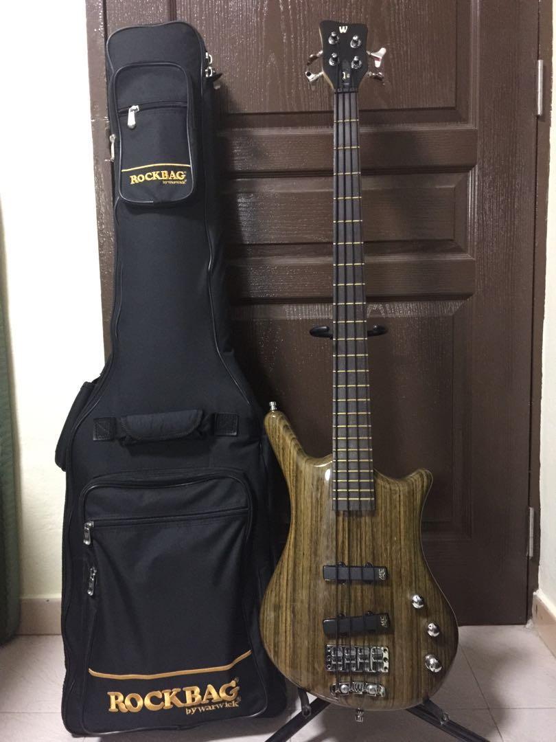 Warwick Pro Series Thumb Bo 4 With Dr Strings Warwick Rockbag Music Media Music Instruments On Carousell