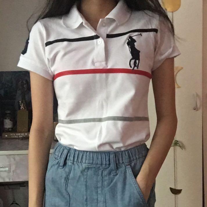 White Ralph Lauren Polo Shirt (Category: Shirts) located in Manila. Submitted by chrxtine (Listing ID 208177524, Image 2). Description: 🌙 mint condition, no flaws! 😍 🌙 no addtl pics & no haggling 🌙 pm for inquiries! ♥️ #newme2019.
