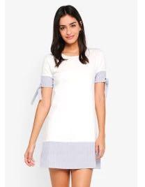 Zalora Bow Sleeve Dress (Category: Dresses) located in Cebu City. Submitted by bashas_cl0set (Listing ID 208257335, Image 3). Description: fits medium to large frame👗 new w/tags.