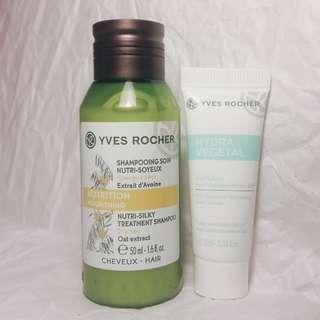 Yves Rocher Shampoo & Gel Cream Travel Size