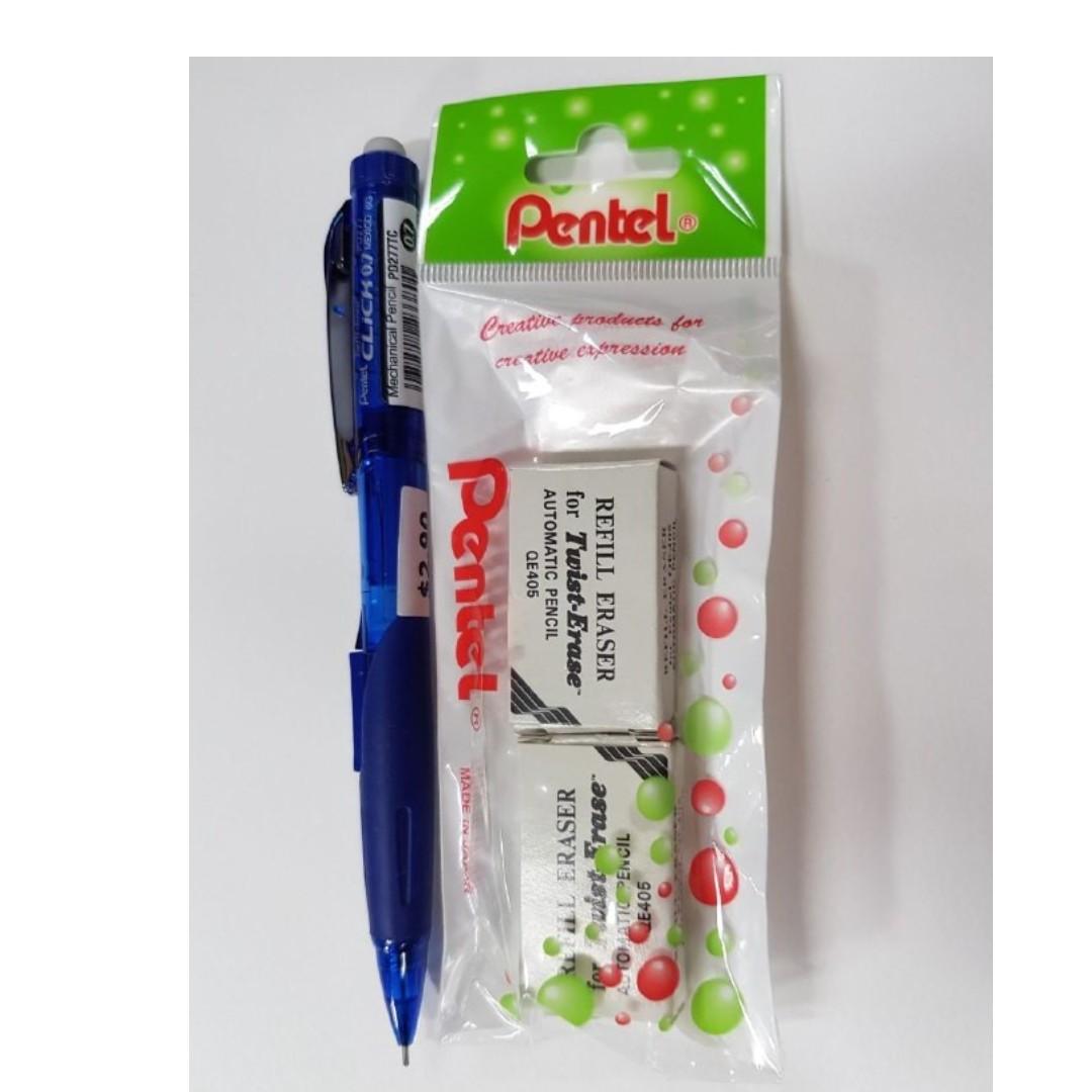 2 Including Postage Brand New Pentel Twist Erase Click Mechanical