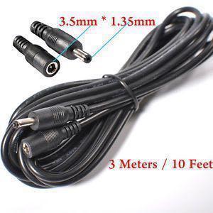[Retail Exclusive] 3M DC 5V 3.5mm*1.35mm Power Extension Cable Plug for DC5V IP Camera/CCTV/Adapter 5V DC Power Adaptor  63206813252611113