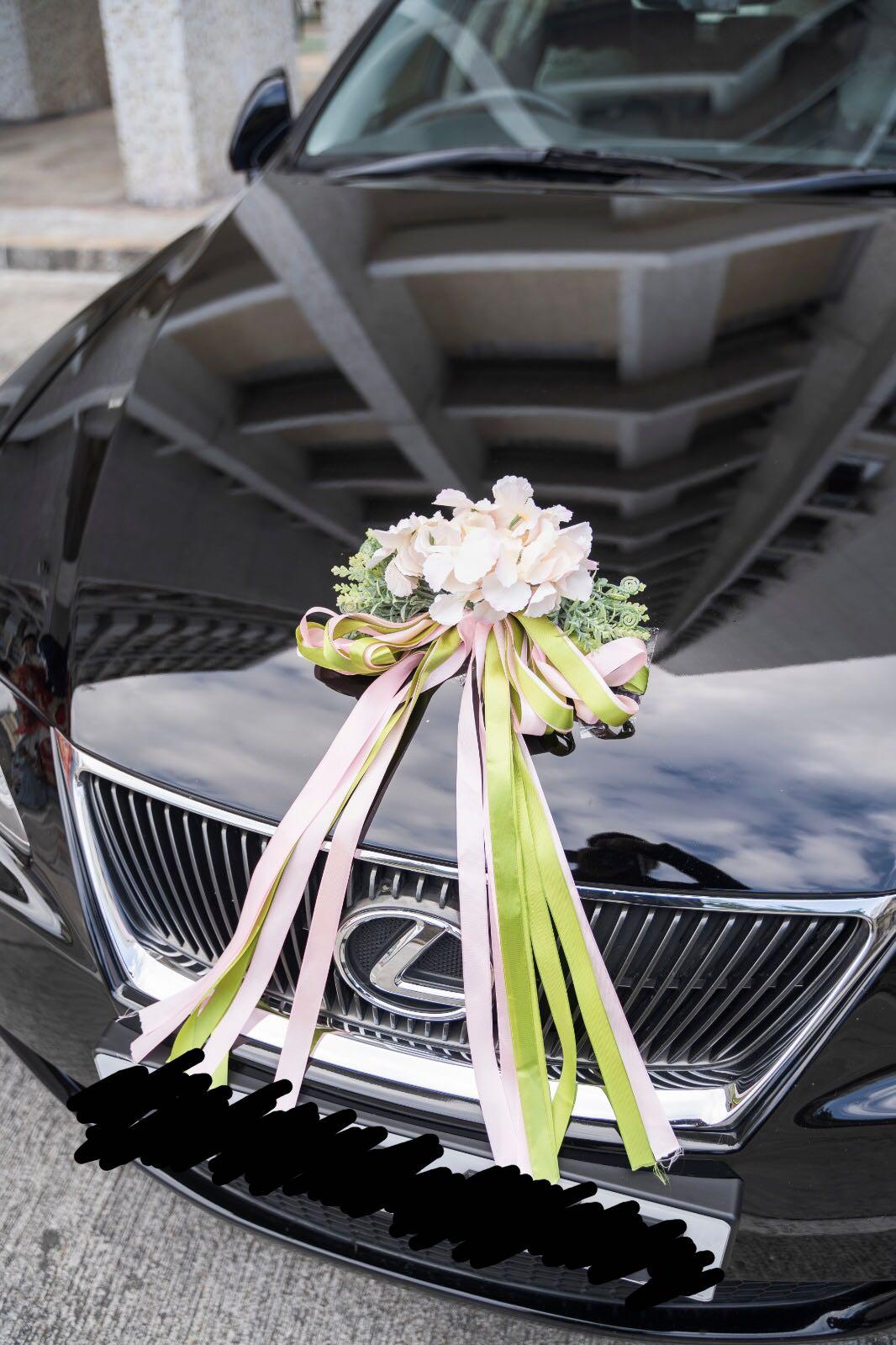 婚後物資結婚花車佈置花 汽車配件 其他 Carousell