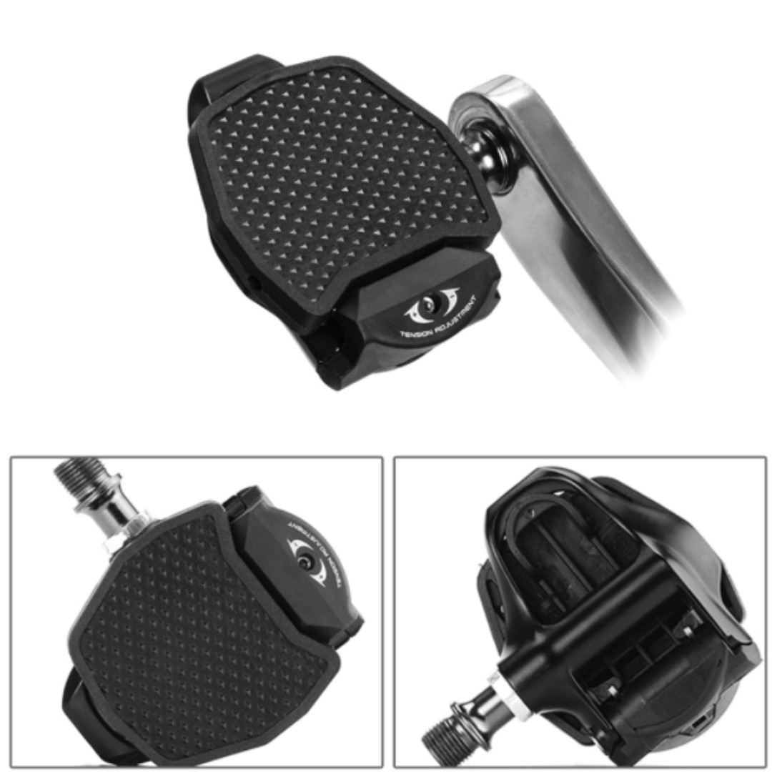 Road Bike Clipless Pedals Adapter Platform Pedal Plate Convert for Shimano SPD SL Look KEO Road Pedals